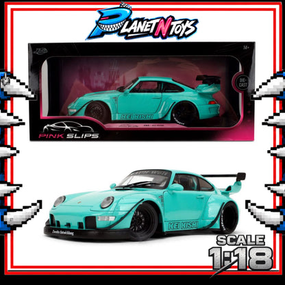 Pink Slips Wave 5 Porsche RWB Kei Kishi 1:18 Scale Die-Cast Metal Vehicle