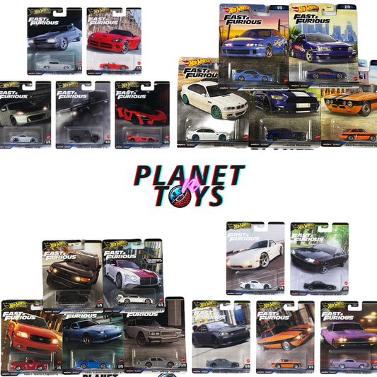 Hot Wheels Premium Fast & Furious Sets 5/5 Assorted
