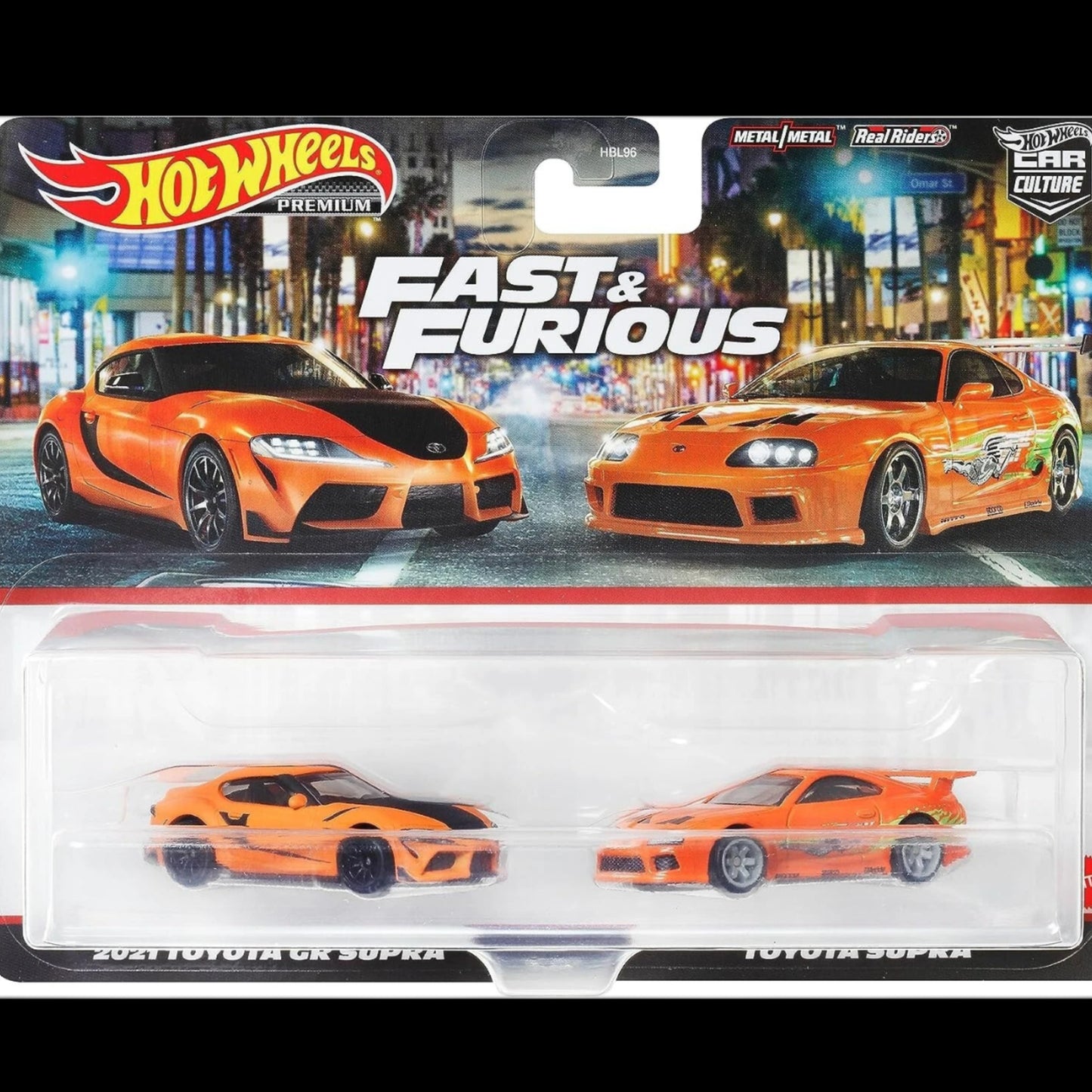 Hot Wheels Premium 2-Pack Assorted 1:64 Diecast Car Set
