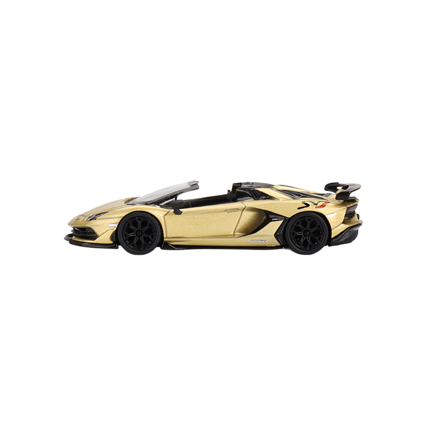 Mini GT Lamborghini Aventador SVJ Roadster Oro Elios