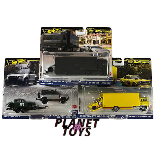 Hot Wheel Team Transport Mix A 2025 (Lamborghini, Toyota, Jaguar)