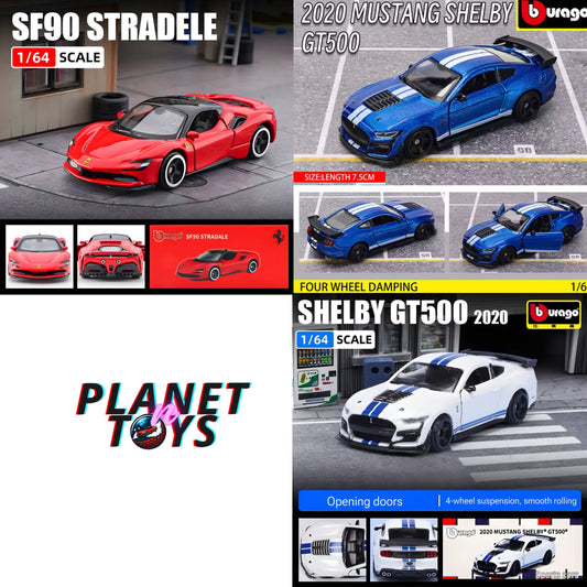 Bburago 1:64 Diecast Cars Assorted