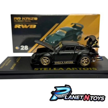Almost Real 1:64 KAIZO RWB 930 Stella Artois 2026 Hobby Expo China Beijing Special Edition – Matte Black