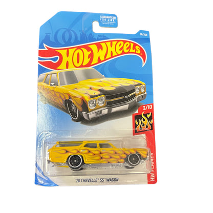 Hot Wheels Chevrolet Mainline 1:64 (American Power, Chevy, Corvette, Camaro, Gassers, Silverado) Diecast Assorted Muscle Cars