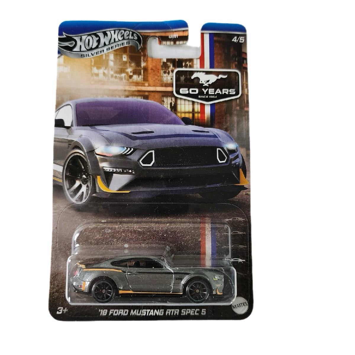 Hot Wheels Silver Series 60 Years Mustang Set 5/5 with Chase