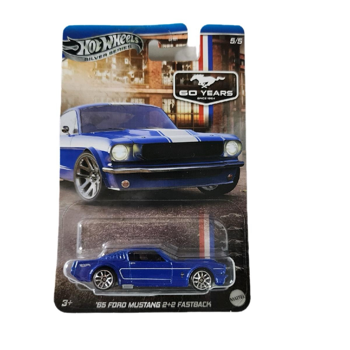 Hot Wheels Silver Series 60 Years Mustang Set 5/5 with Chase