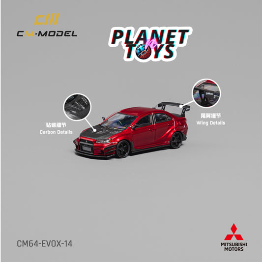 CM Model 1:64 Mitsubishi Lancer Evox Varis – Metalic Red –