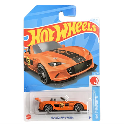 Hot Wheels Mazda Mainline Diecast Cars – 1:64 Scale | Savanna, RX7, RX3, MX5 Repu, 787B & More