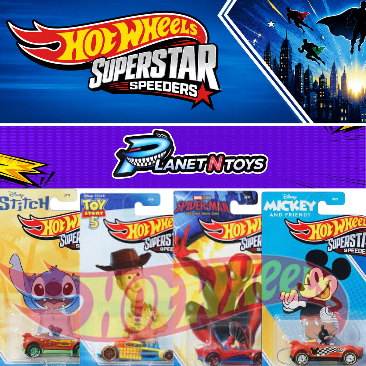 Hot Wheels Superstar Speeders Vehicles