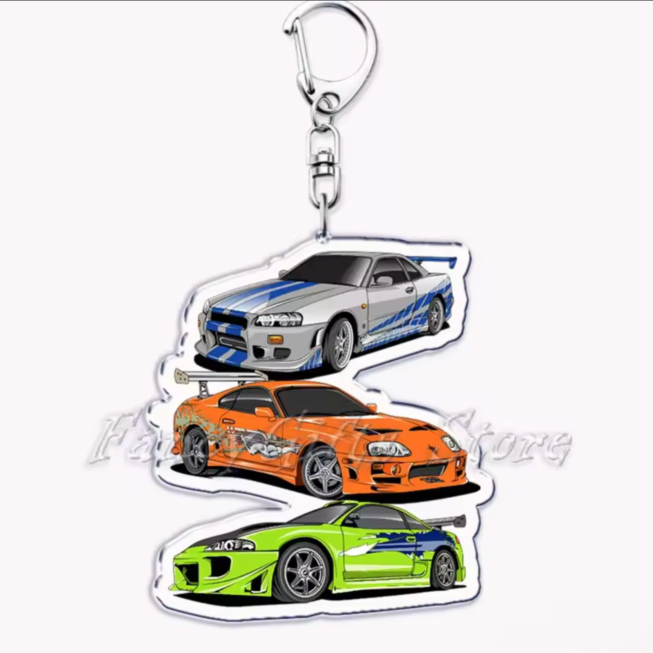 Iconic Rides Keychains