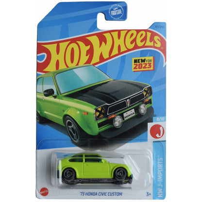 Hot Wheels Honda Mainline Diecast Cars (Assorted 1:64 Civic, Prelude, CR-X)