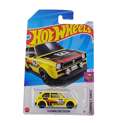 Hot Wheels Honda Mainline Diecast Cars (Assorted 1:64 Civic, Prelude, CR-X)