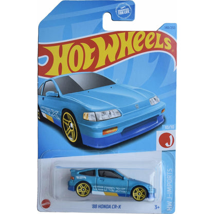 Hot Wheels Honda Mainline Diecast Cars (Assorted 1:64 Civic, Prelude, CR-X)