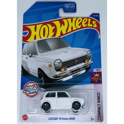 Hot Wheels Honda Mainline Diecast Cars (Assorted 1:64 Civic, Prelude, CR-X)