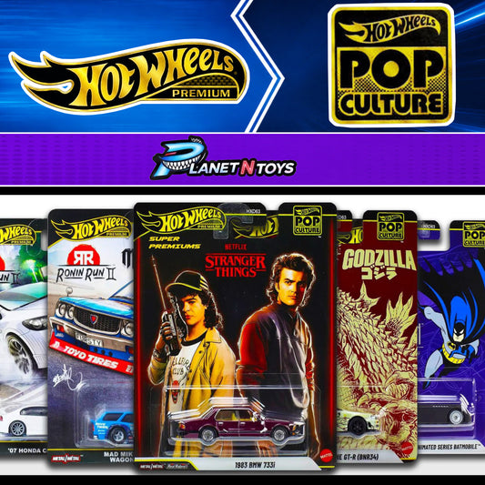 Hot Wheels Premium Pop Culture 1:64 Assorted Diecast