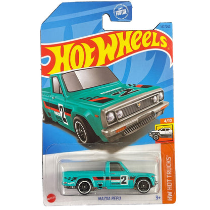 Hot Wheels Mazda Mainline Diecast Cars – 1:64 Scale | Savanna, RX7, RX3, MX5 Repu, 787B & More