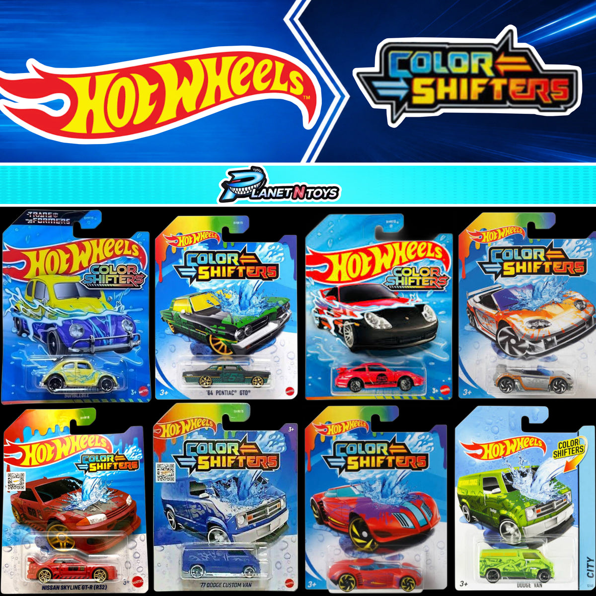 Hot Wheels Color Shifters Assorted 1:64