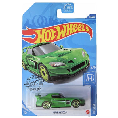 Hot Wheels Honda Mainline Diecast Cars (Assorted 1:64 Civic, Prelude, CR-X)