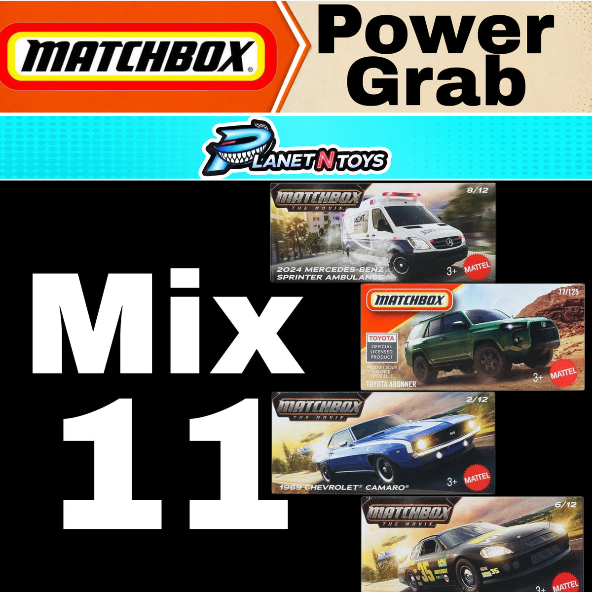 Matchbox Power Grabs 2026 Mix 11 Die-Cast Vehicle