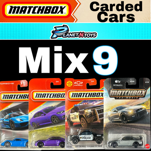 Matchbox Car Collection 2026 Mix 9 Vehicles