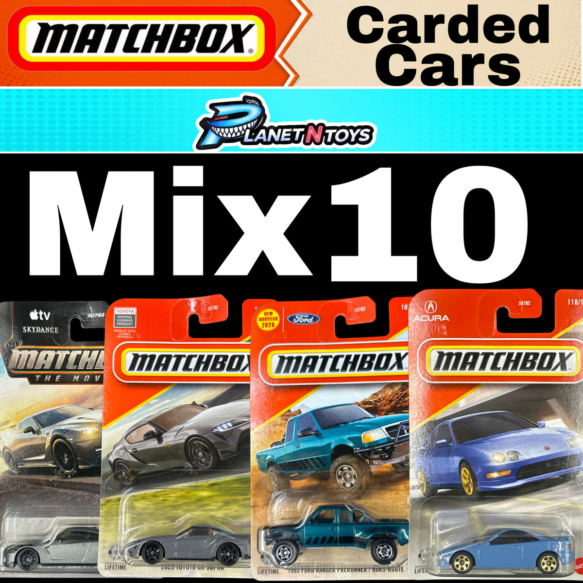 Matchbox Car Collection 2026 Mix 10 Vehicles