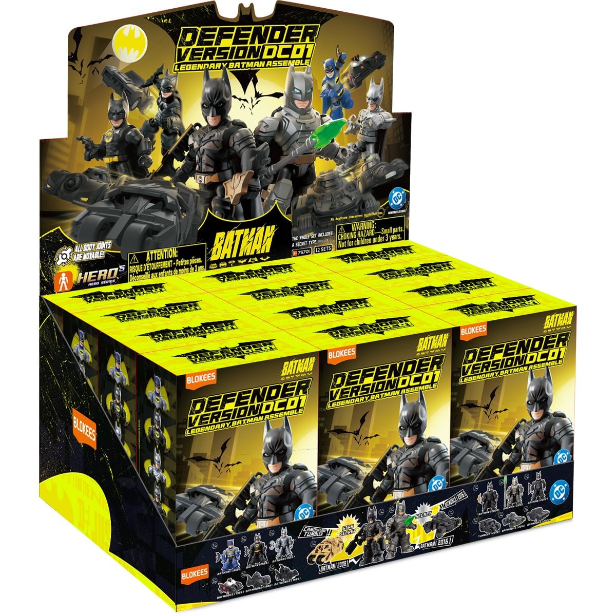 Blind Box Defender Version 01 Legendary Dark Knight Assemble Mini Model Kit