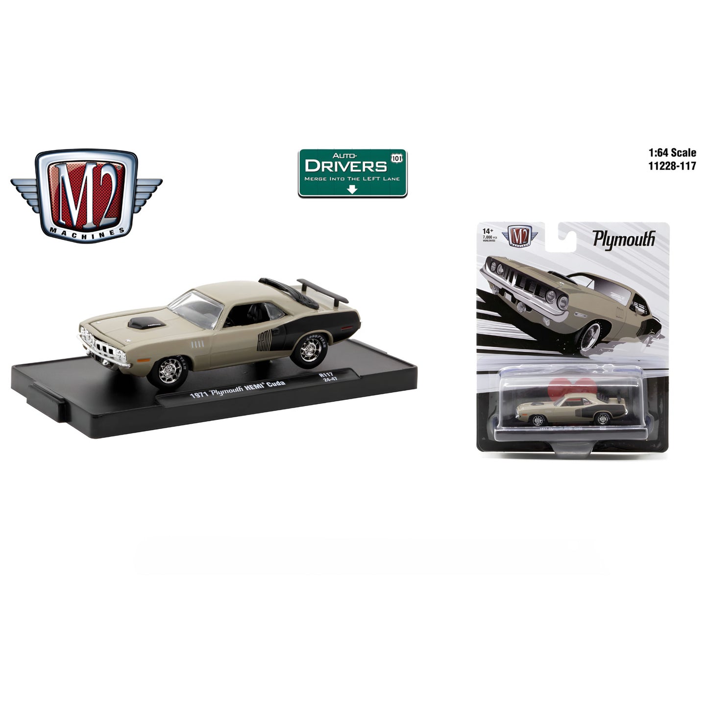 M2 Machines 1:64 Auto-Drivers Assorted