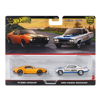 Hot Wheels Premium 2-Pack Assorted 1:64 Diecast Car Set