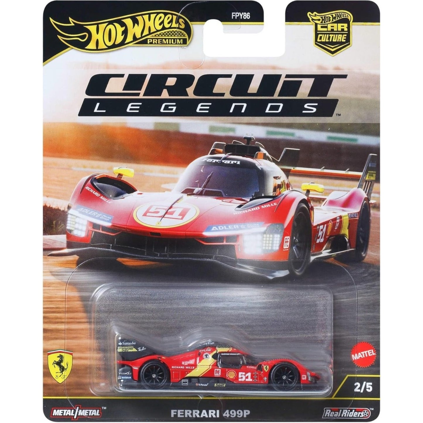 Hot Wheels Premium Car Culture Diecast Assorted Models 1:64