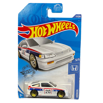 Hot Wheels Honda Mainline Diecast Cars (Assorted 1:64 Civic, Prelude, CR-X)