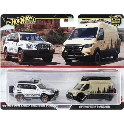 Hot Wheels Premium 2-Pack Assorted 1:64 Diecast Car Set