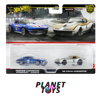 Hot Wheels Premium 2-Pack Assorted 1:64 Diecast Car Set