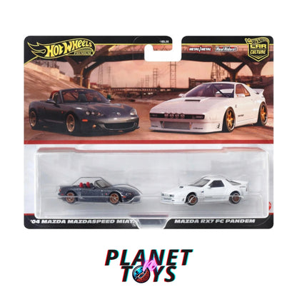 Hot Wheels Premium 2-Pack Assorted 1:64 Diecast Car Set