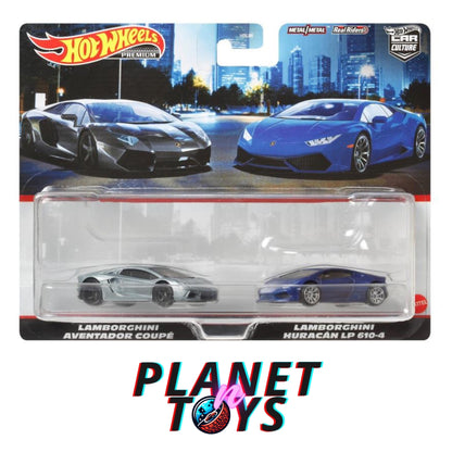 Hot Wheels Premium 2-Pack Assorted 1:64 Diecast Car Set