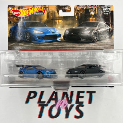 Hot Wheels Premium 2-Pack Assorted 1:64 Diecast Car Set