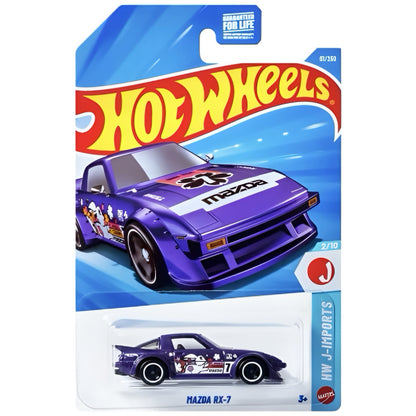 Hot Wheels Mazda Mainline Diecast Cars – 1:64 Scale | Savanna, RX7, RX3, MX5 Repu, 787B & More