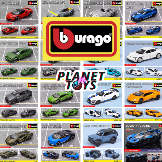 Bburago 1:64 Diecast Cars Assorted