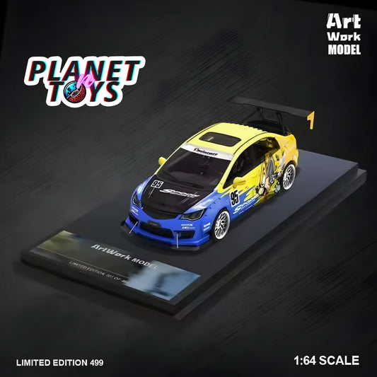 Art Work Model 1:64 Honda Civic Spoon Diecast