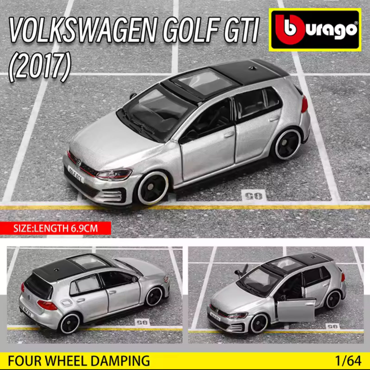 Bburago 1:64 Diecast Cars Assorted