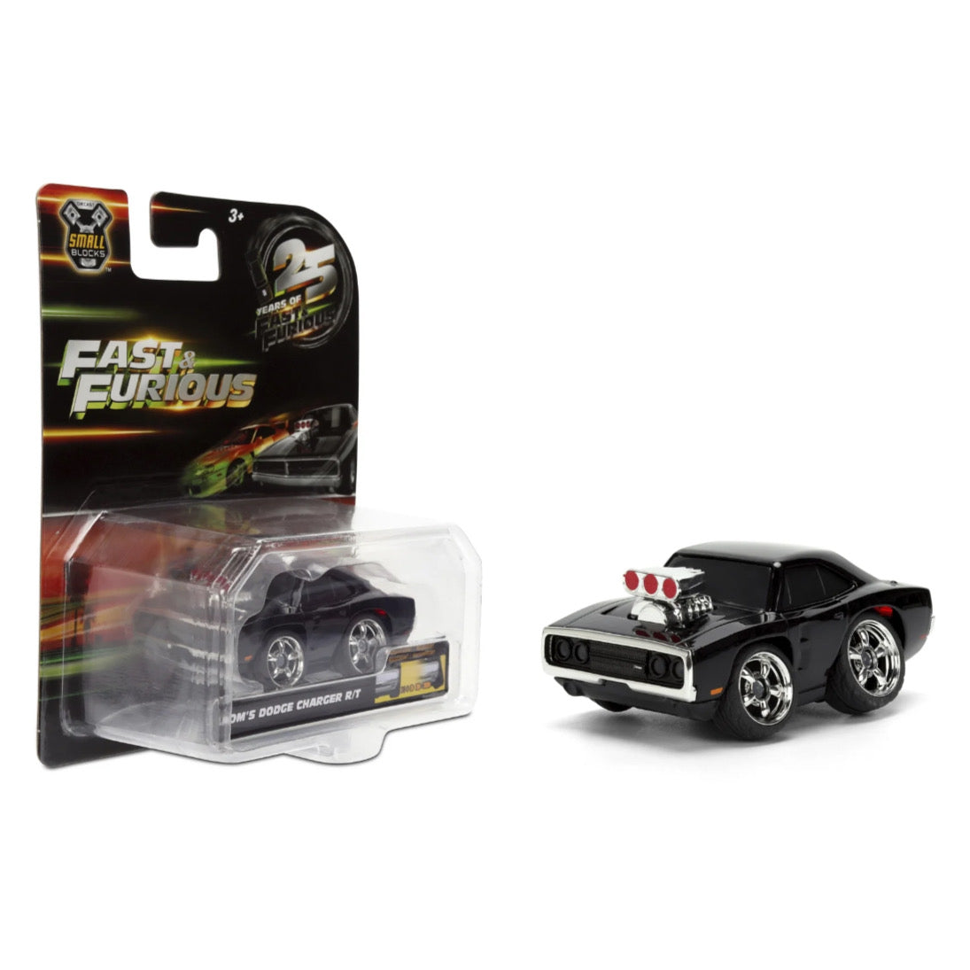 Jada 1:43 Fast and Furious Small Blocks 25th Years Assorted Diecast Cars
