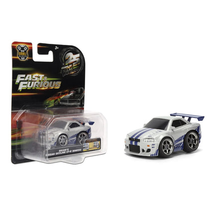 Jada 1:43 Fast and Furious Small Blocks 25th Years Assorted Diecast Cars