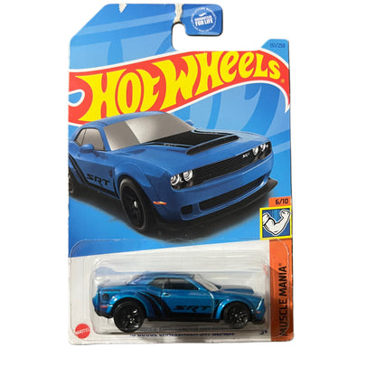 Hot Wheels Dodge Mainline American Power 1:64 Diecast Assorted (charger, Hellcat, Challenger, viper, van, Dart) Muscle Cars