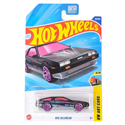Hot Wheels Delorean Mainline American Power 1:64 Diecast Assorted (DMC, Alpha)
