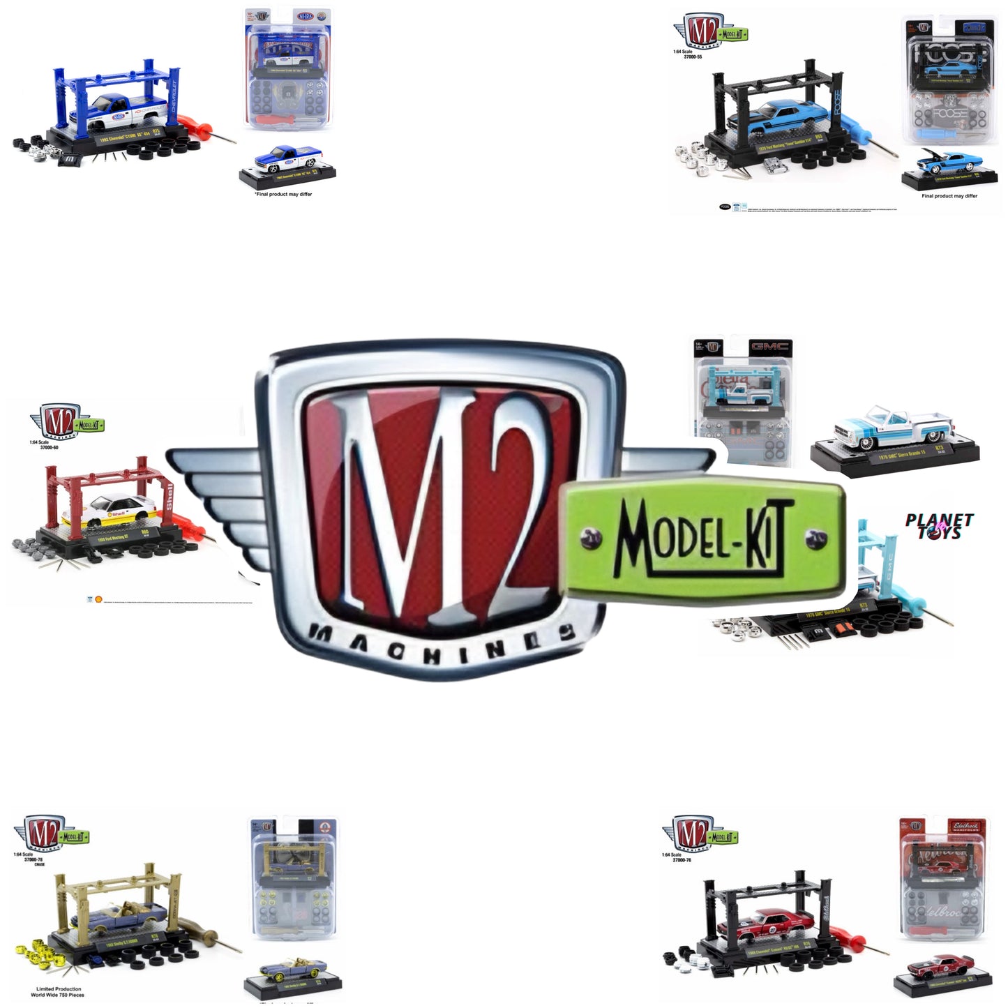 M2 Machines 1:64 Model Kit Assorted