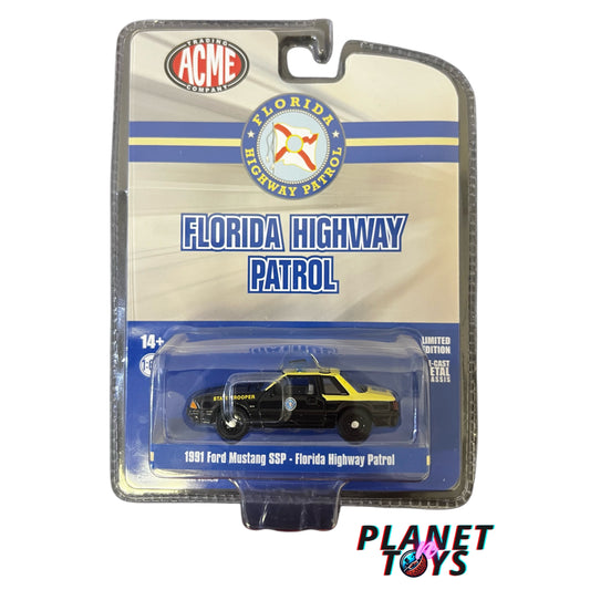 Acme Diecast 1:64 1991 Ford Mustang SSP - FL Hwy Patrol