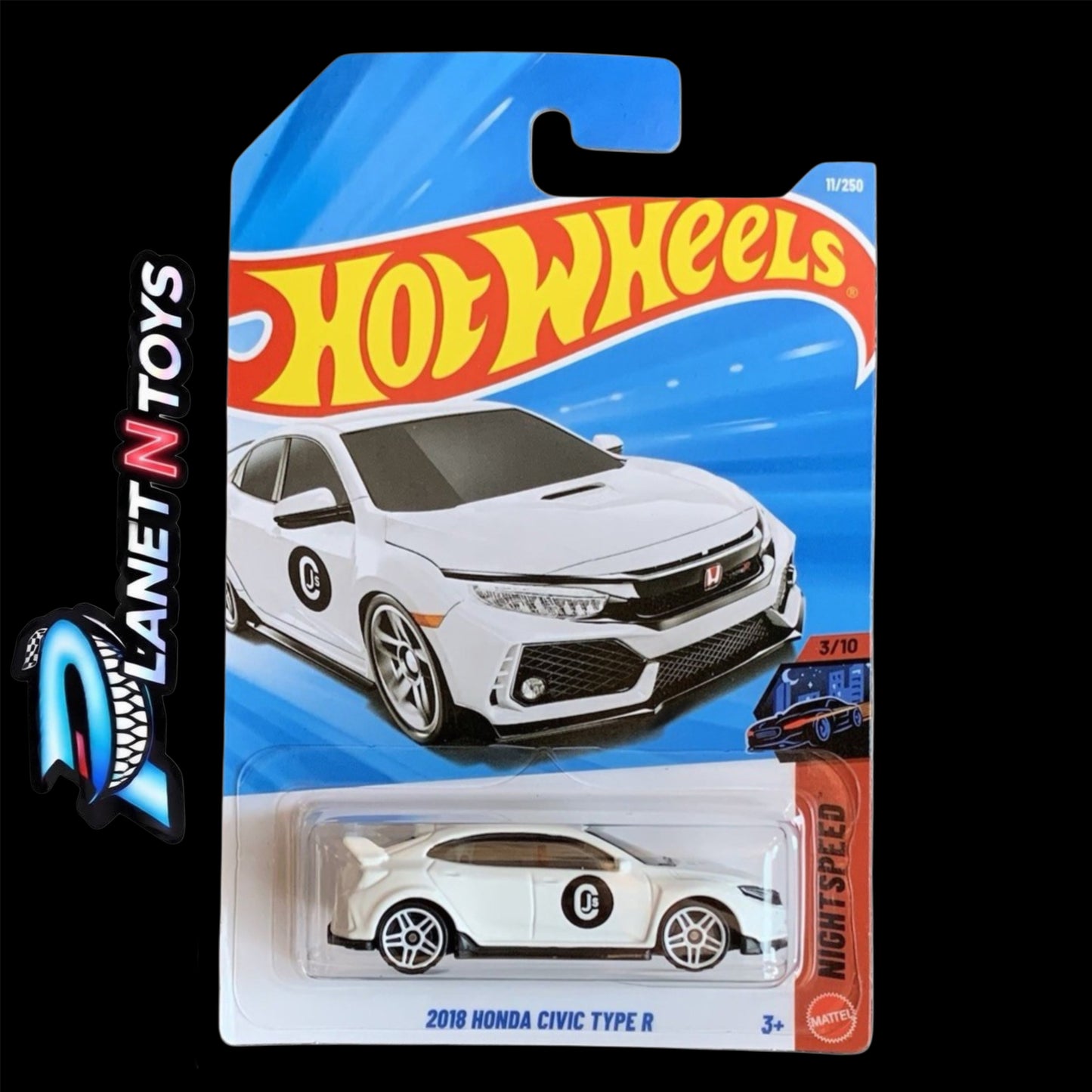 Hot Wheels Honda Mainline Diecast Cars (Assorted 1:64 Civic, Prelude, CR-X)