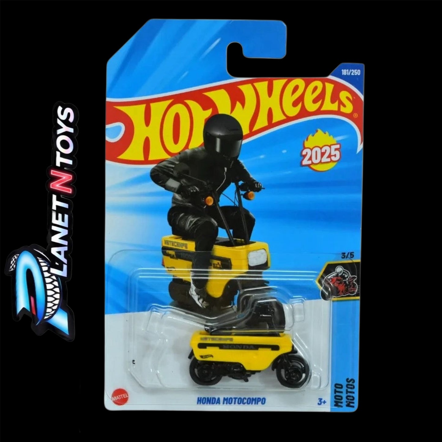 Hot Wheels Honda Mainline Diecast Cars (Assorted 1:64 Civic, Prelude, CR-X)