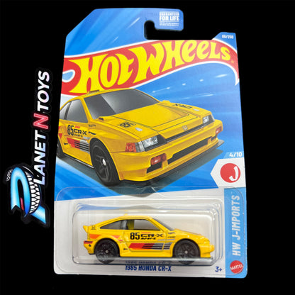 Hot Wheels Honda Mainline Diecast Cars (Assorted 1:64 Civic, Prelude, CR-X)