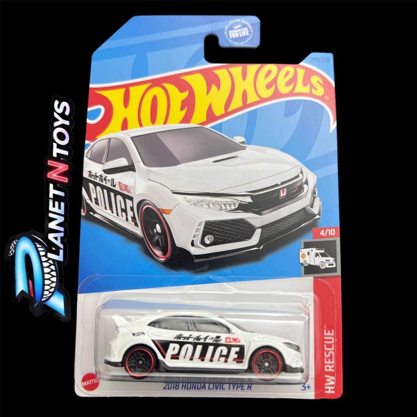 Hot Wheels Honda Mainline Diecast Cars (Assorted 1:64 Civic, Prelude, CR-X)
