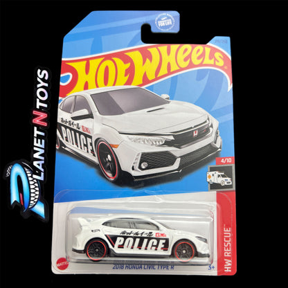 Hot Wheels Honda Mainline Diecast Cars (Assorted 1:64 Civic, Prelude, CR-X)